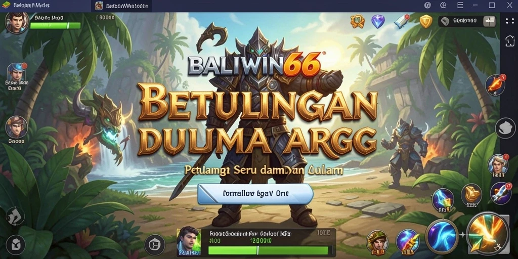 Tampilan gameplay BALIWIN66 yang dinamis dan mengasyikkan.