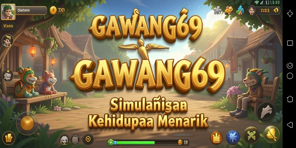Tangkapan layar GAWANG69 menampilkan kehidupan sehari-hari karakter dalam simulasi.