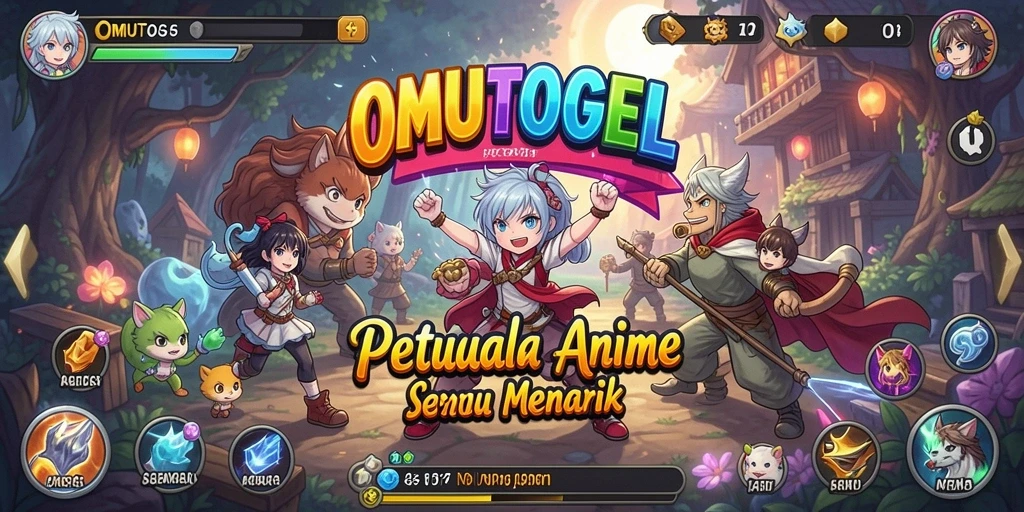 Tangkap layar dari gameplay seru OMUTOGEL dengan karakter Anime yang unik.