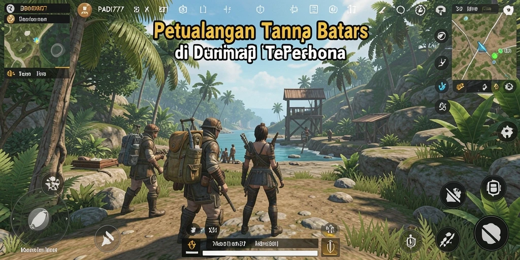 Screenshot PADI777 menampilkan aksi seru dalam dunia terbuka.