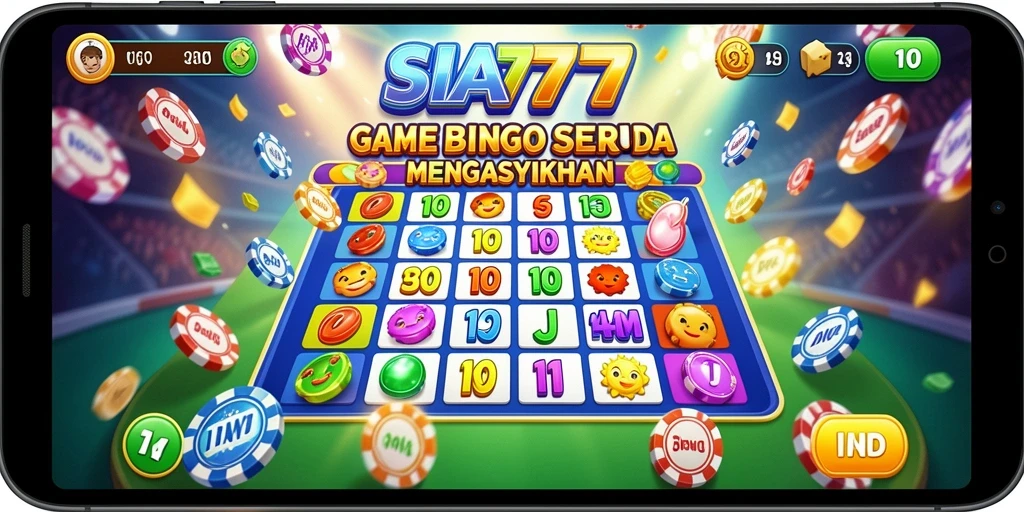 Tampilan gameplay Bingo yang seru dalam SIA777.
