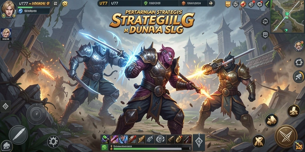 Tampilan gameplay yang menarik dan mengesankan dalam UT77.